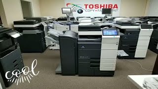 Konica Minolta Bizhub C754e [upl. by Elitnahc]