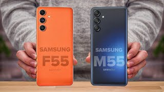 Samsung F55 Vs Samsung M55  Full Comparison ⚡ Which one is Best [upl. by Oah277]