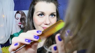 ASMR Hairdresser Roleplay Relaxing Hair Cutting [upl. by Akiras]