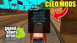 COMO INSTALAR EL CLEO MODS PARA GTA SAN ANDREAS ANDROID 2024  Menu Cleo Mod Para GTA SA Android [upl. by Raines687]