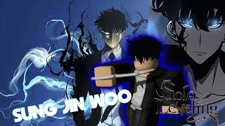 How to be Sung Jin Woo avatar in roblox Solo levelling [upl. by Yelra583]