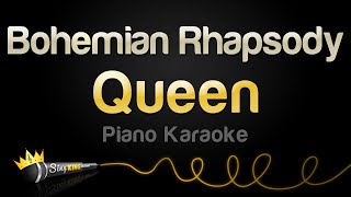 Queen  Bohemian Rhapsody Karaoke Piano [upl. by Takara909]