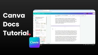 How to Create a Pagebreak in Canva Docs [upl. by Gerrit506]