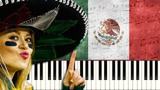 The Mexican Hat Dance El Jarabe Tapatío  Piano Tutorial [upl. by Huskamp]