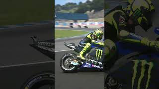 Rossi tried to be in front but hit Bagnaia [upl. by Irap]