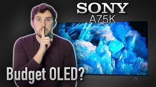 SONY’s Secret 2022 Budget OLED 🤫 A75K  What is different [upl. by Yttam153]