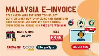 Join PeppolSync Webinar Demo EInvoice for Free  Your Gateway to Malaysia’s EInvoice Compliance [upl. by Zigrang]