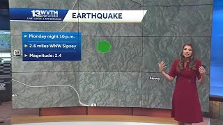 A Magnitude 24 earthquake shook Alabama Monday evening [upl. by Nileuqaj]