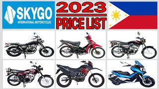 Skygo Motorcycle Price List In The Philippines 2023 [upl. by Braca]