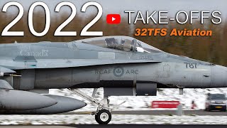 4K Aviation HIGHLIGHTS 2022  Military takeoffs [upl. by Cyril273]