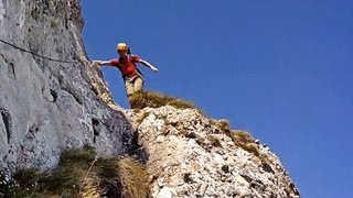 Bucegi  Brâna aeriană Valea albă [upl. by Brandwein]