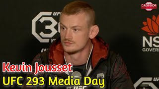 Kevin Jousset Not Surprised To Be Signed To The UFC On A PPV Touts French MMA  UFC 293 [upl. by Reinhart]