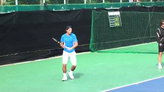 Rafael Nadal Practice Rakuten Japan Open 2010 Day4 Part1 [upl. by Einohtna]