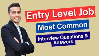 Entry Level Job Interview Questions and Answers for 2024 [upl. by Bettina]