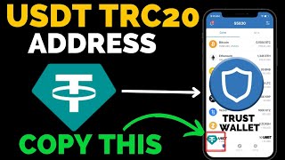 How to Add USDTTRC20 to Trust Wallet  USDT Trc20 Trust Wallet Address [upl. by Denyse]