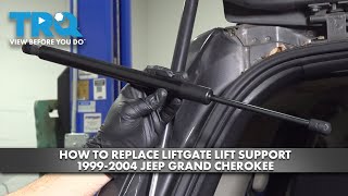 How to Replace Liftgate Lift Supports 19992004 Jeep Grand Cherokee [upl. by Fredella]