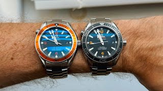 Omega Planet Ocean 2500 42mm vs Omega Planet Ocean 8500 42mm small wrist [upl. by Pernas596]