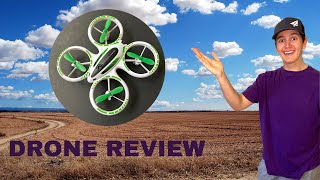 Sharper Image Glow Stunt Drone  Unboxing and Review [upl. by Atilem]