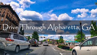 Alpharetta Georgia  Driving Tour  4K [upl. by Nynnahs764]