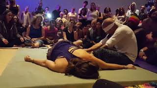 Daniel Hoang  Interfusion Festival Thai Massage blindfolded [upl. by Jerman630]