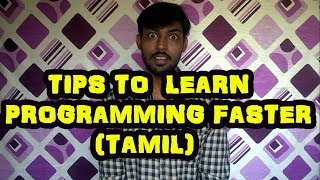 Tips to learn software programming Tamil [upl. by Giltzow]