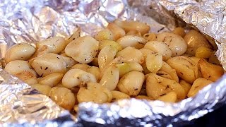 How to Roast Garlic and make a FancyPants Crostini [upl. by Ainslie]