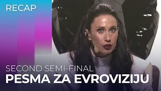 Pesma za Evroviziju 2024 Serbia  Second SemiFinal  RECAP [upl. by Lasyrc]