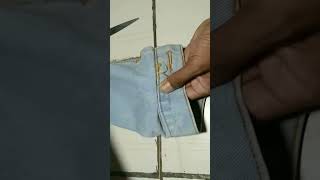 hand sewing technique to shorten long sleeves sweinghacks [upl. by Yllim]