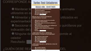 TurboTest CELADORES nº 006 23072024 [upl. by Malvina]