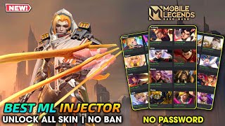 LATEST ML INJECTOR NEW UPDATE NO BAN 2024  UNLOCK ALL SKIN IN MOBILE LEGENDS  NEW PATCH [upl. by Aek858]