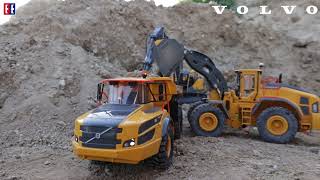 Remote Control Wheel Loader Volvo L260H  Double E E592 demonstration [upl. by Laney60]