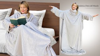 Blanket With Sleeves  One Size For Adults  Sewing Tricks  Recycle Blanket [upl. by Viviane]