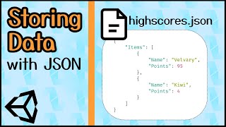 Storing Data Objects amp Lists with JSON  Unity Tutorial 2021 [upl. by Abad720]