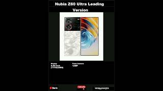 Nubia Z60 Ultra Leading Version SmartPhone FeaturesShorts [upl. by Raveaux]