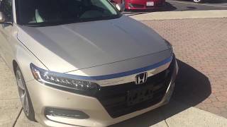 2018 Honda Accord Touring  Champagne Frost Pearl accordtouring [upl. by Ecirtael]