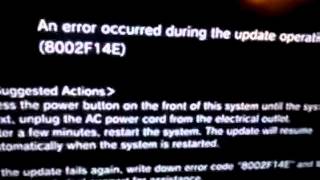 PS3 Slim error code 8002F14E [upl. by Bledsoe]