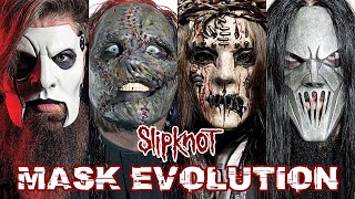 SLIPKNOT  MASKS EVOLUTION AND UNMASKED 1995  2020 [upl. by Ijneb]