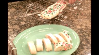 Nonnie Annette Bakes Cherry Nut Loaf Italian Christmas Cookies [upl. by Sedberry]