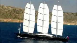 Perini Navi  88m SY Maltese Falcon [upl. by Lissy]