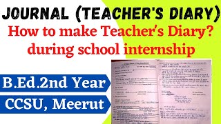 how to write teacher diary in schoolschool teacher diary pdfशिक्षक डायरी कैसे लिखे [upl. by Skolnik]