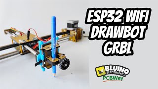 How to Make CNC Machine Drawing Robot GRBL  ESP32 Wifi Drawbot Plotter Pen [upl. by Odlaniger]