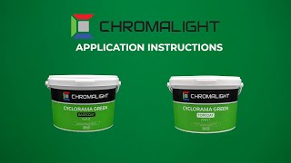 ChromaLight  Application Instructions for Cyclorama Green Basecoat amp Topcoat Paints [upl. by Ebbie]