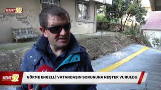 GÖRME ENGELLİ VATANDAŞIN SORUNUNA NEŞTER VURULDU [upl. by Lenahs161]