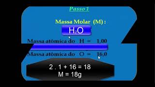 CÁLCULO DA MASSA DE UM DETERMINADO NÚMERO DE MOLÉCULAS  Professor Vinícius  QUÍMICA [upl. by Benjie]