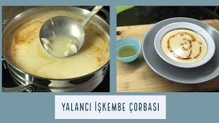 Yalancı İşkembe Çorbası Tarifi  Naciye Kesici  Yemek Tarifleri [upl. by Artimas]