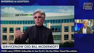 Bill McDermott ServiceNow CEO on GTC and AI [upl. by Gelb]