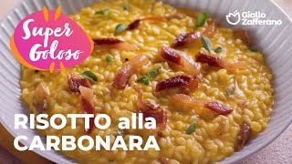 RISOTTO alla CARBONARAIRRESISTIBILE🍳❤️🥓 adv [upl. by Paxton837]