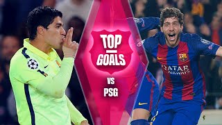 🔥 TOP GOALS 🔥 FC BARCELONA vs PSG [upl. by Kihtrak]