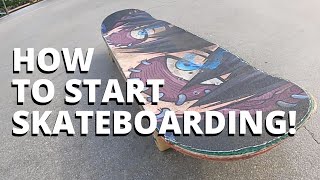 How To START Skateboarding For Beginners EASY [upl. by Cynthie]