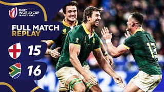 Springboks edge epic semifinal  England v South Africa  Rugby World Cup 2023  Full Match Replay [upl. by Bowes]